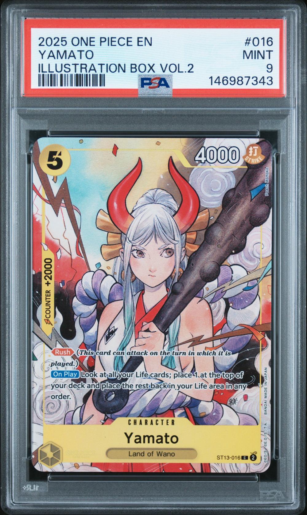 2025 Yamato - One Piece One Piece Promos PSA 9 MINT